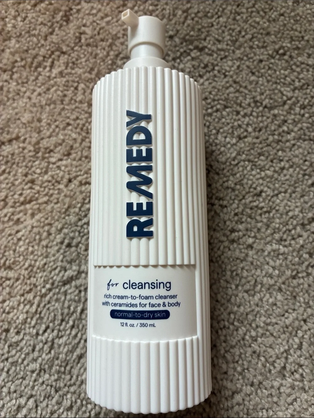 Remedy Skin Gentle & Hydrating Cream-to-Foam Cleanser with Ceramides